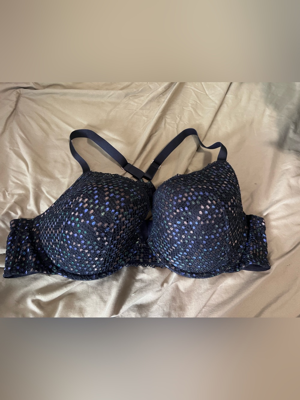 Savage x Fenty plus size bra 44dd sequins